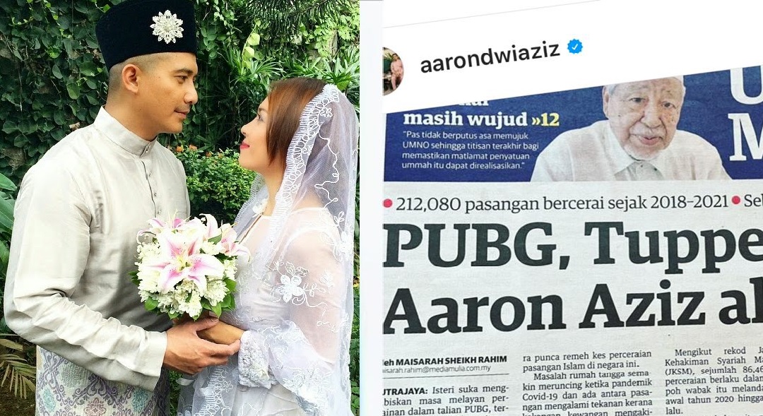Aaron aziz bercerai